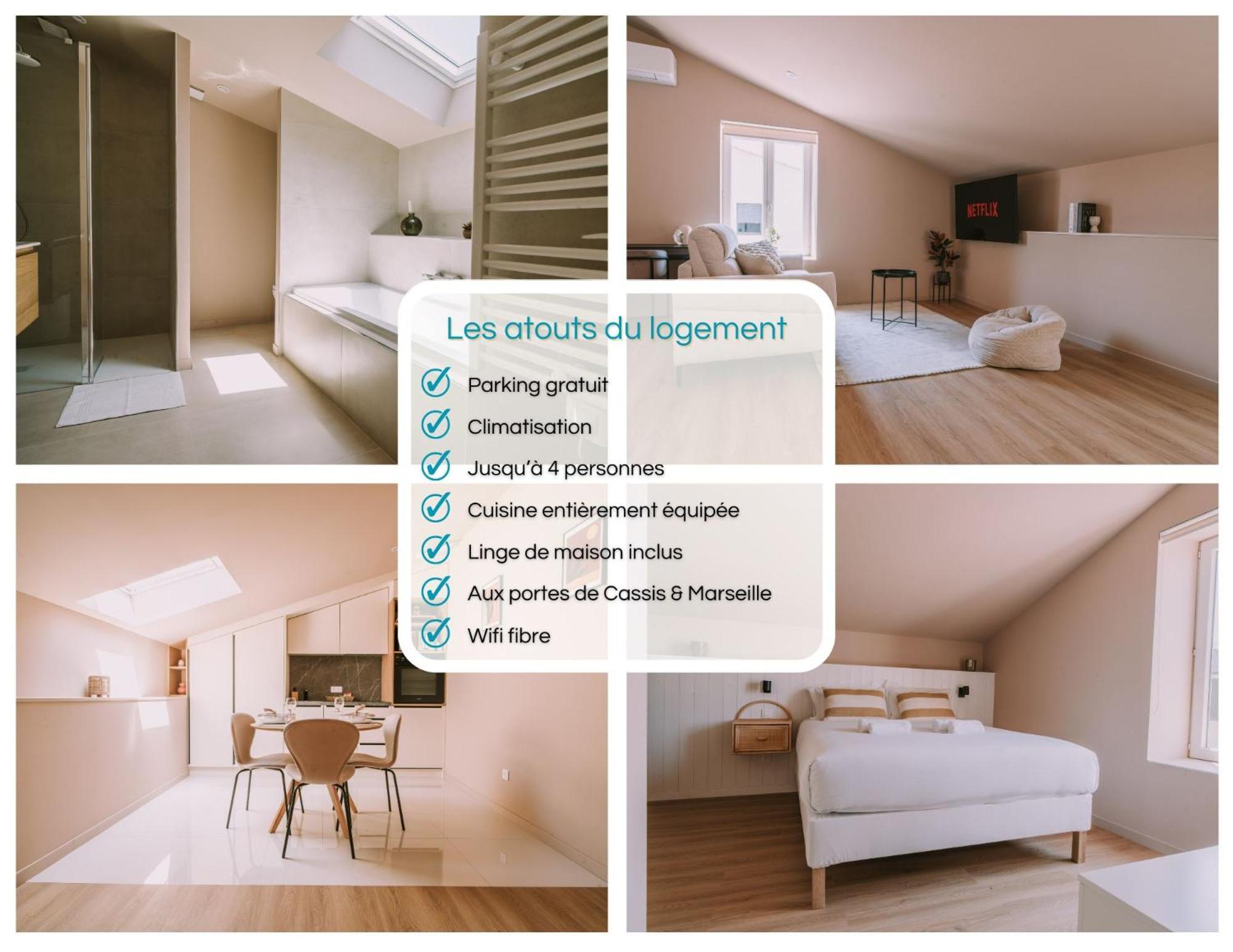 شقة Quietude-Loft Neuf-Clim & Parking روكفور-لا-بيدول المظهر الخارجي الصورة